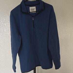Old Navy Men's Zip-Up Sweater in Deep Blue